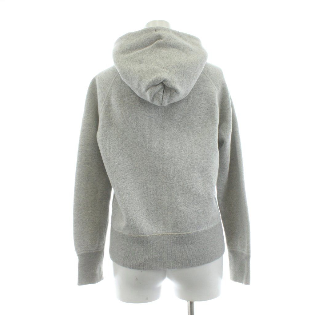 ドゥロワー Drawer ツリウラケ ジップパーカー 長袖 コットン 2 グレー