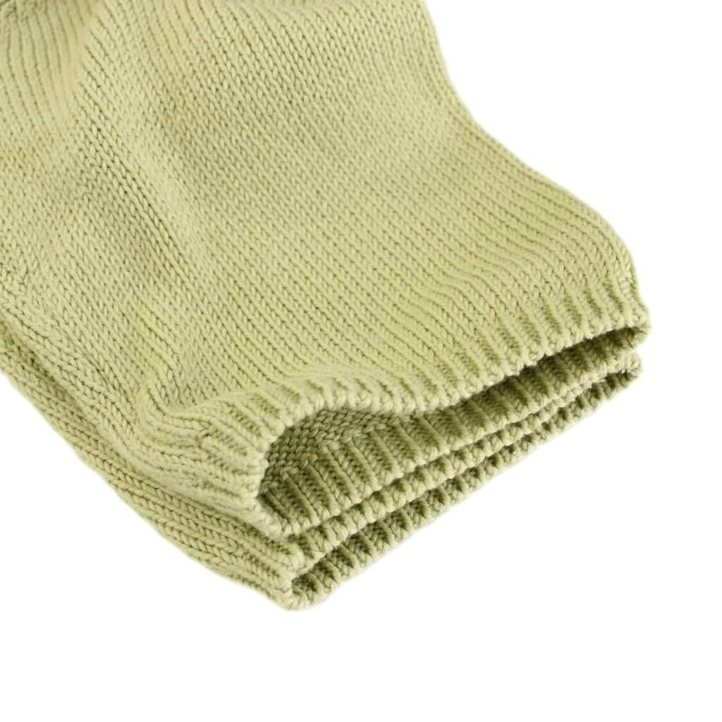 新品 Rene ルネ ニット 緑　グリーン 36 ルネ Rene クルーネック リブ カーディガン ニット 長袖 36 グリーン