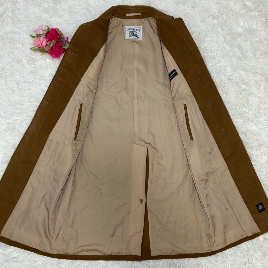 極美品/M】BURBERRYS バーバリーズ トレンチコート ステンカラーコート