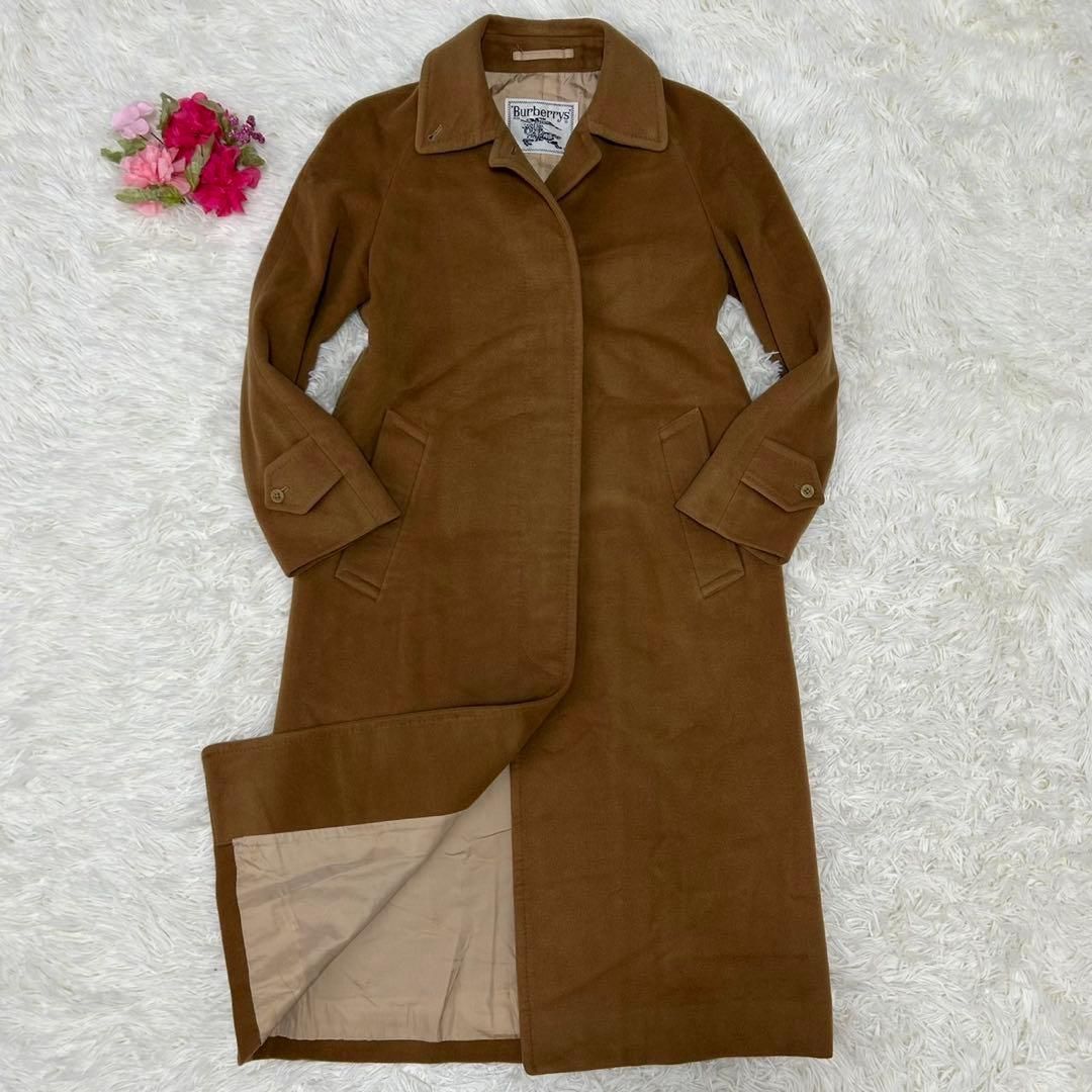 極美品/M】BURBERRYS バーバリーズ トレンチコート ステンカラーコート
