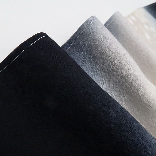 ❁tomihisa❁ 桜 モノトーン 着物 正絹 仕付け糸付 遊び心もお洒落心も忘れない大人の桜美人 訪問着 7438