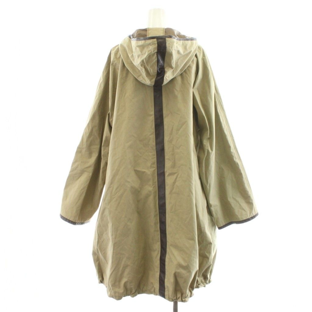 マルニ MARNI コート ロング丈 フード アウター 42 ベージュ 茶