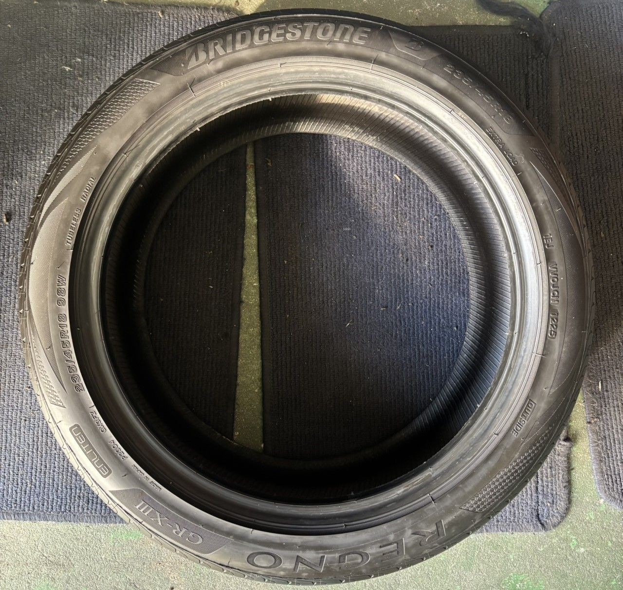  製造 溝8 5分山 REGNO GR X 3 1本 235 45Ｒ18 ASP 3413 18インチ サマータイヤ ノーマルタイヤ