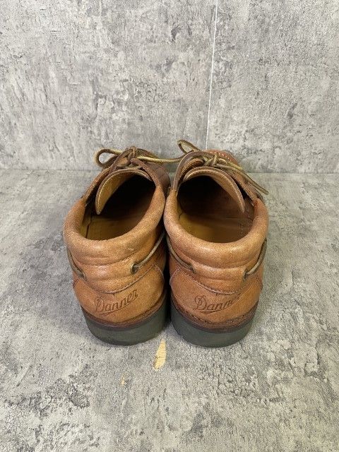 中古】DANNER ﾀﾞﾅｰ ﾃﾞｯｷｼｭｰｽﾞ ﾚｻﾞｰ VIBRAM ｳﾞｨﾌﾞﾗﾑ ｱﾒﾘｶ製 米国製 ｷｬﾒﾙ