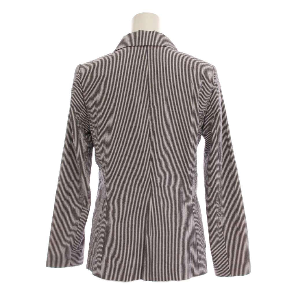 ラコステ LACOSTE テーラードジャケット ストライプ アウター 38 紺