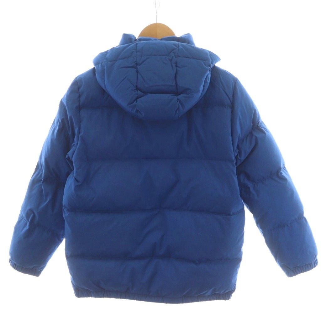 ポロ ラルフローレン POLO RALPH LAUREN ダウンジャケット フード アウター L 14-16 青 ブルー AN 64