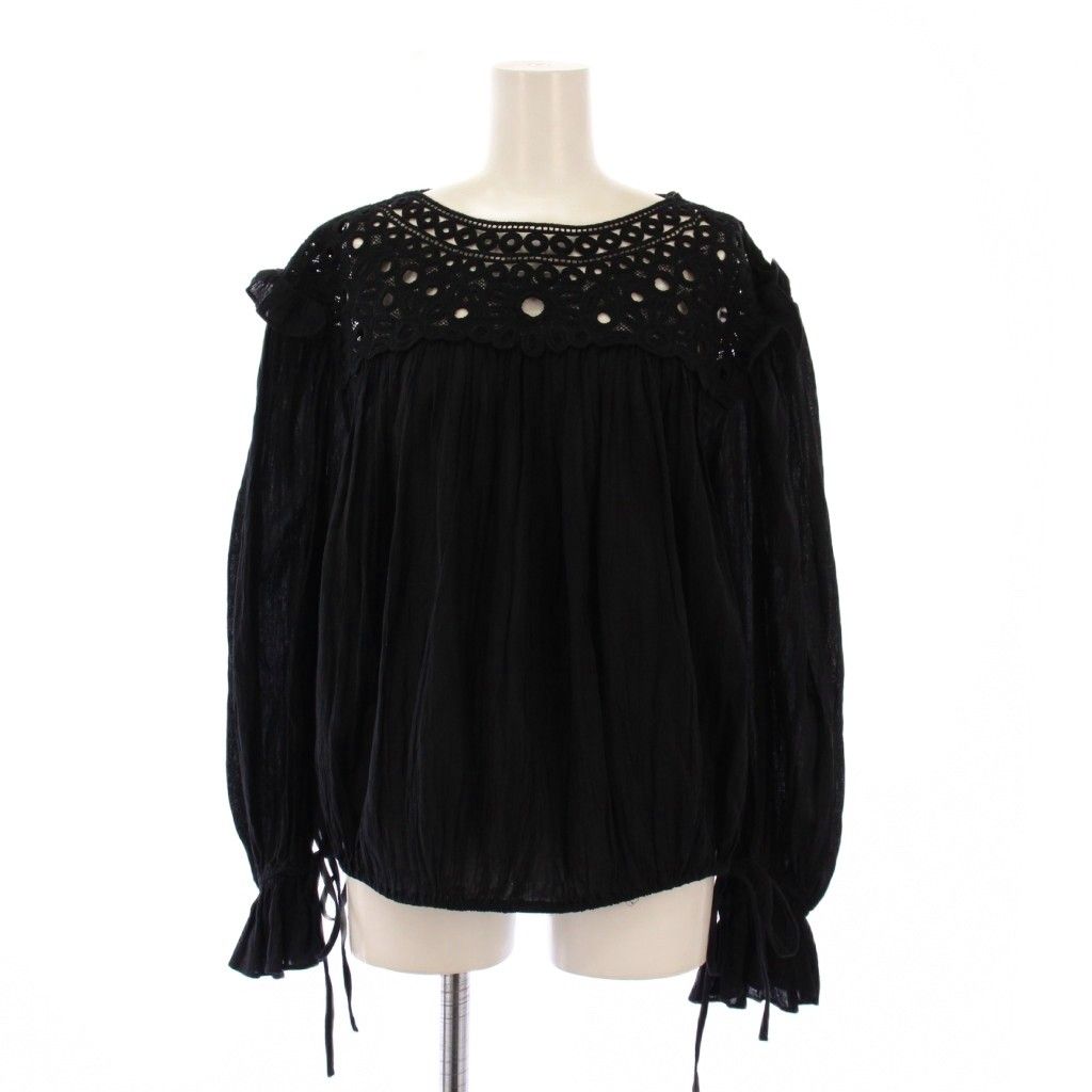 イザベルマラン・エトワール　コットンブラウス　サイズ38 ベージュ ISABEL MARANT ETOILE（イザベルマランエトワール）ブラウス 紺 サイズ