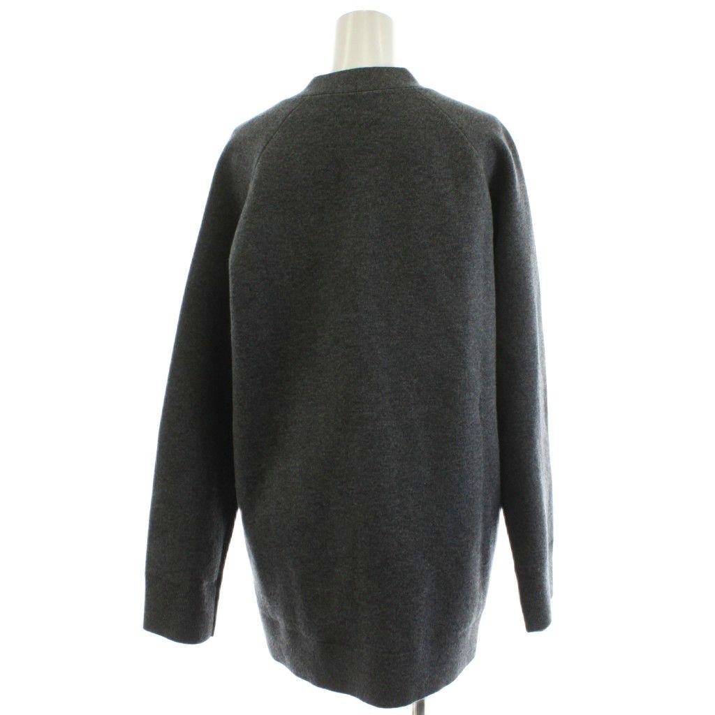 BURBERRY バーバリーロンドン カーディガン ダークグレー 刺繍ロゴ BURBERRY バーバリーロンドン カーディガン ダークグレー 刺繍ロゴ