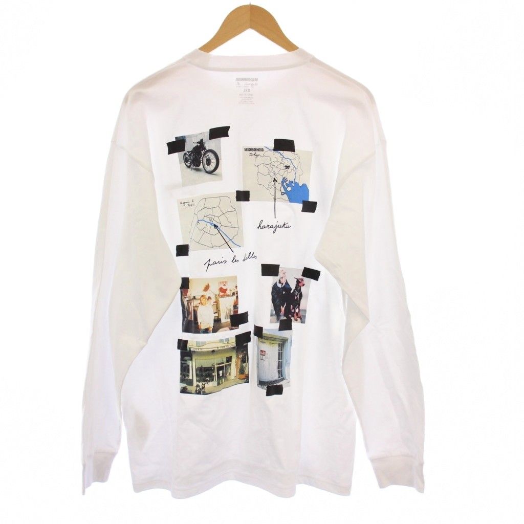 ネイバーフッド アニエスベー LS Tシャツ カットソー 長袖 XXL 白 CSM 05 S KH