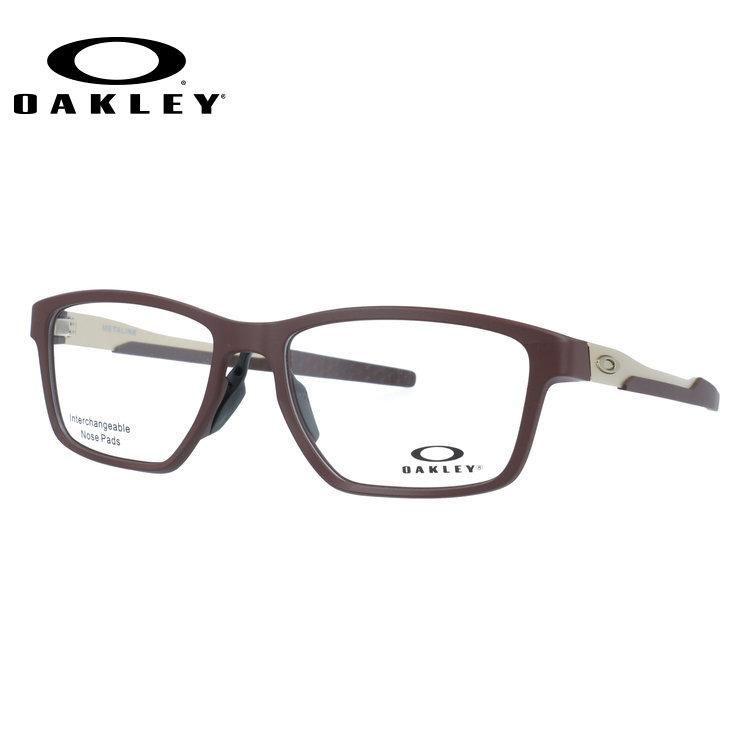 オークリー メガネフレーム メタリンク 伊達メガネ アジアンフィット OAKLEY OX 8153-1457 スクエア型 ユニセックス メンズ レディース 海外