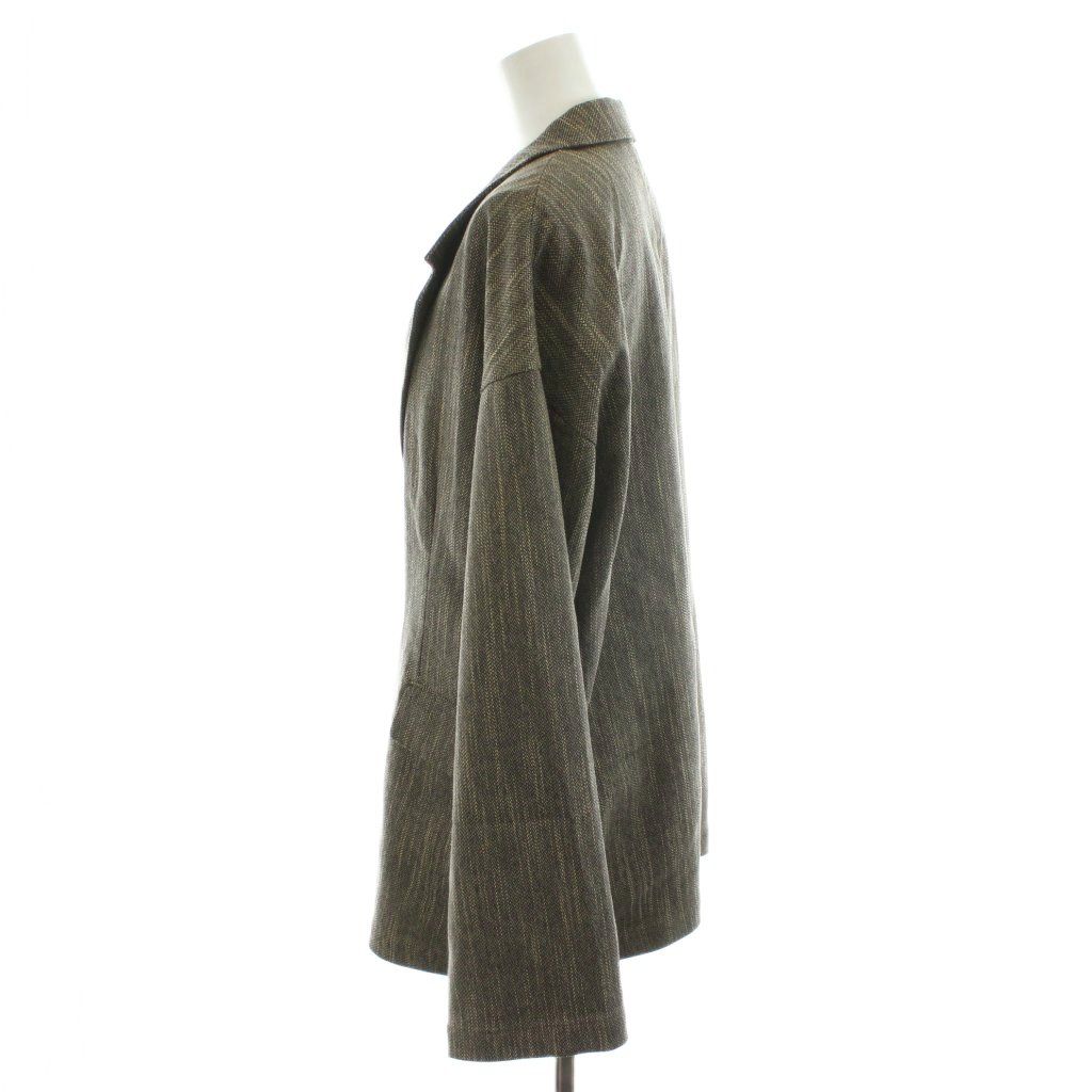 クルー crewre ツイーディヘリンボンジャケット テーラードジャケット