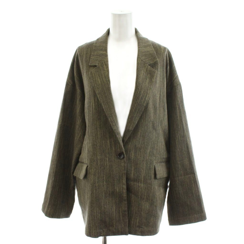 クルー crewre ツイーディヘリンボンジャケット テーラードジャケット