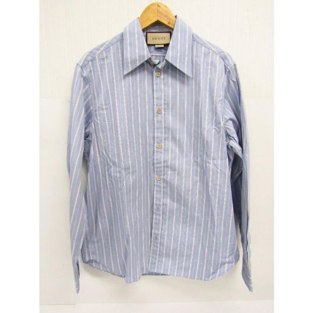 GUCCI グッチ ストライプ柄 注文 長袖シャツ▽Y1621 GUCCI / グッチ