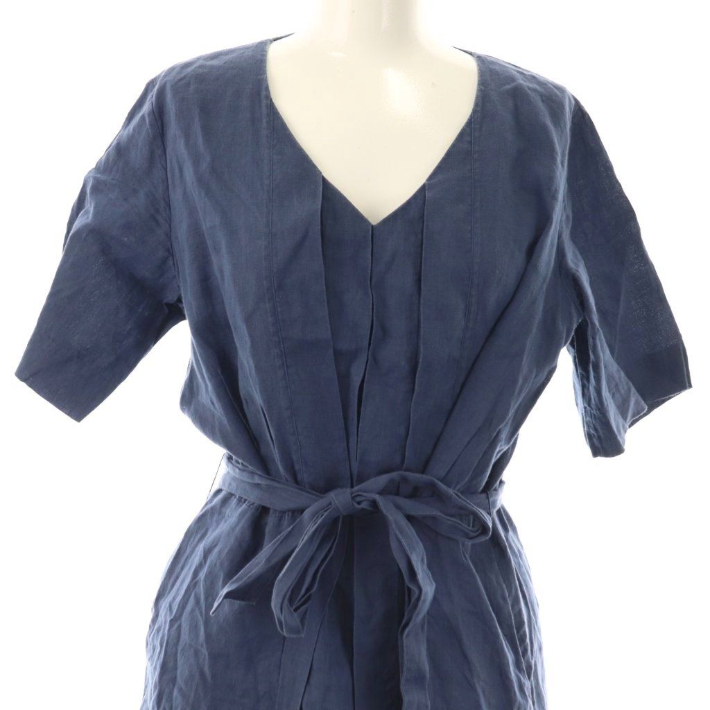 マーガレットハウエル MARGARET HOWELL ワンピース 半袖 ロング V