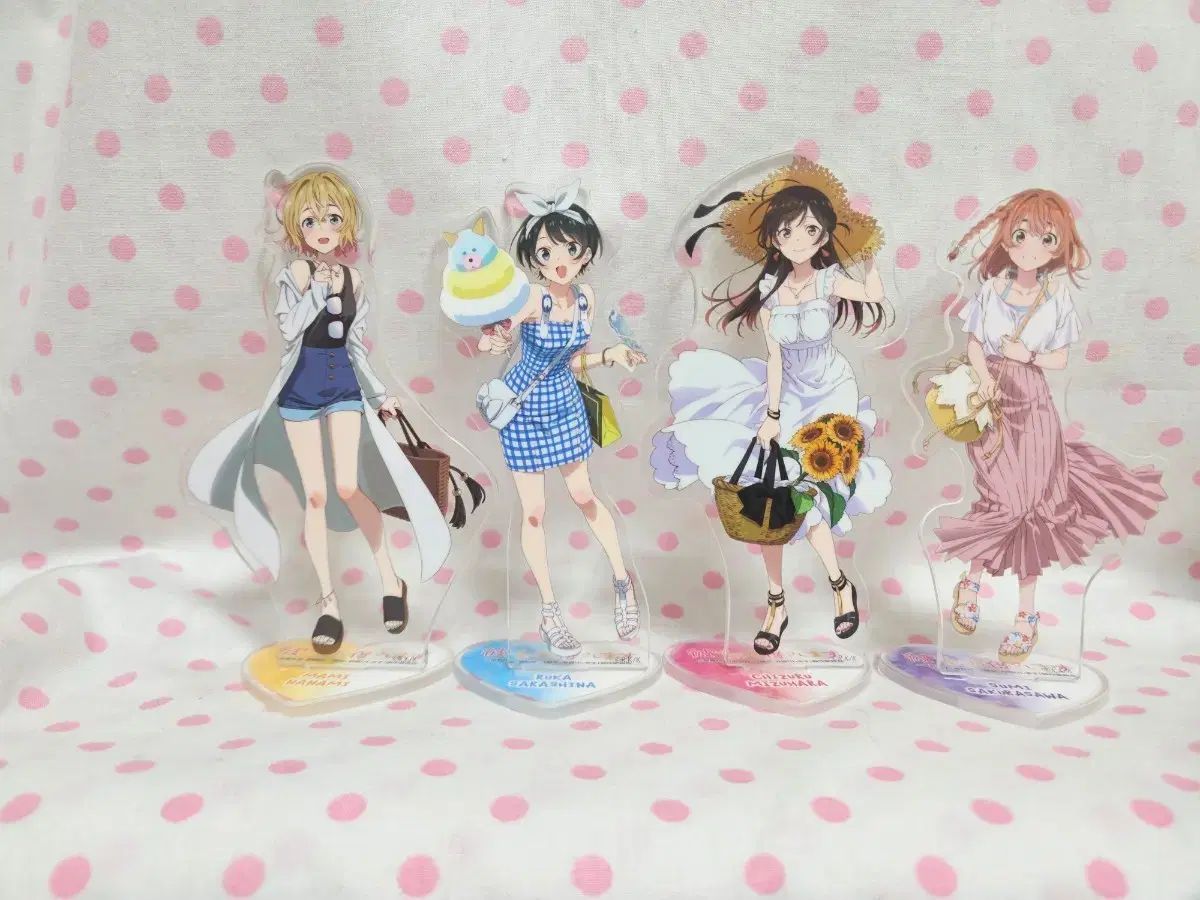 彼女 貸しますアクリルスタンド 4種セット カノカリ