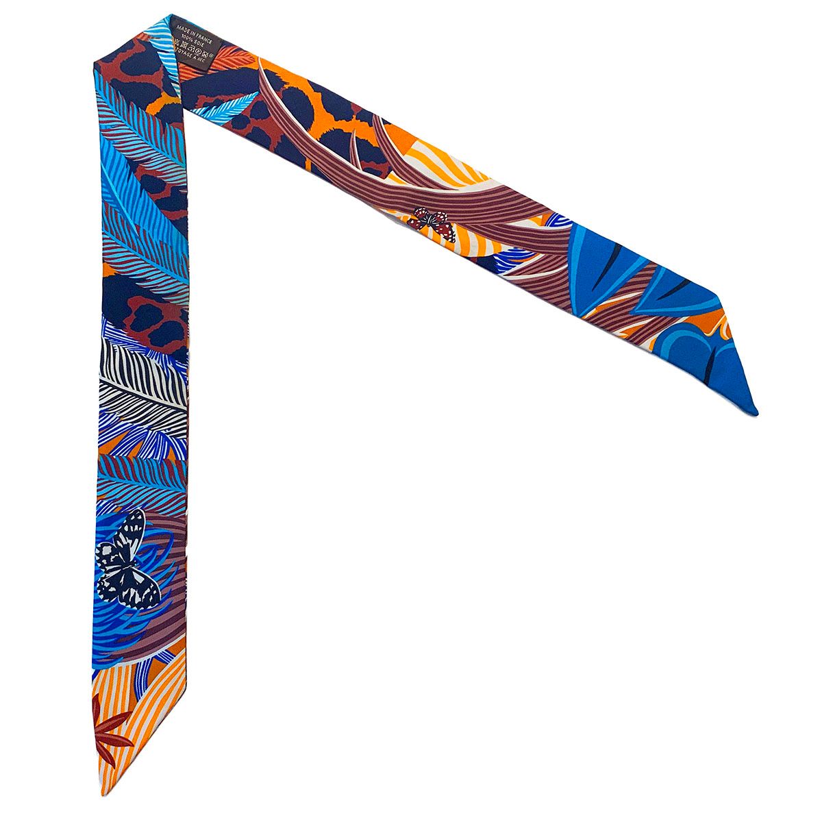 エルメス HERMES ツイリー シルクスカーフ Jaguar Quetzal ジャガー ケツァール 2018 AW レディース