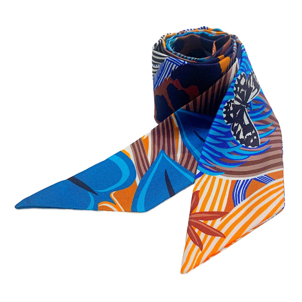 エルメス HERMES ツイリー シルクスカーフ Jaguar Quetzal ジャガー ケツァール 2018 AW レディース