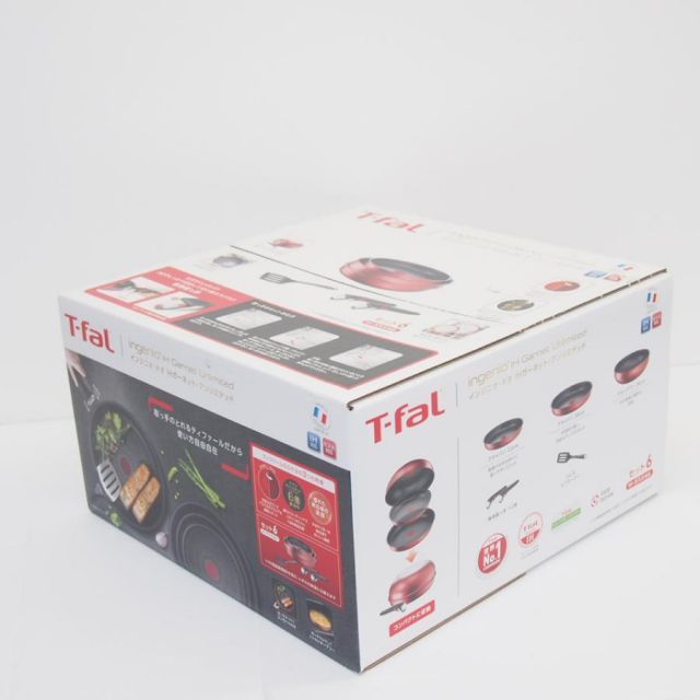 T fal インジニオ ネオ IH ガーネット アンリミテッド セット6 調理器具 フライパン ∴WD 72