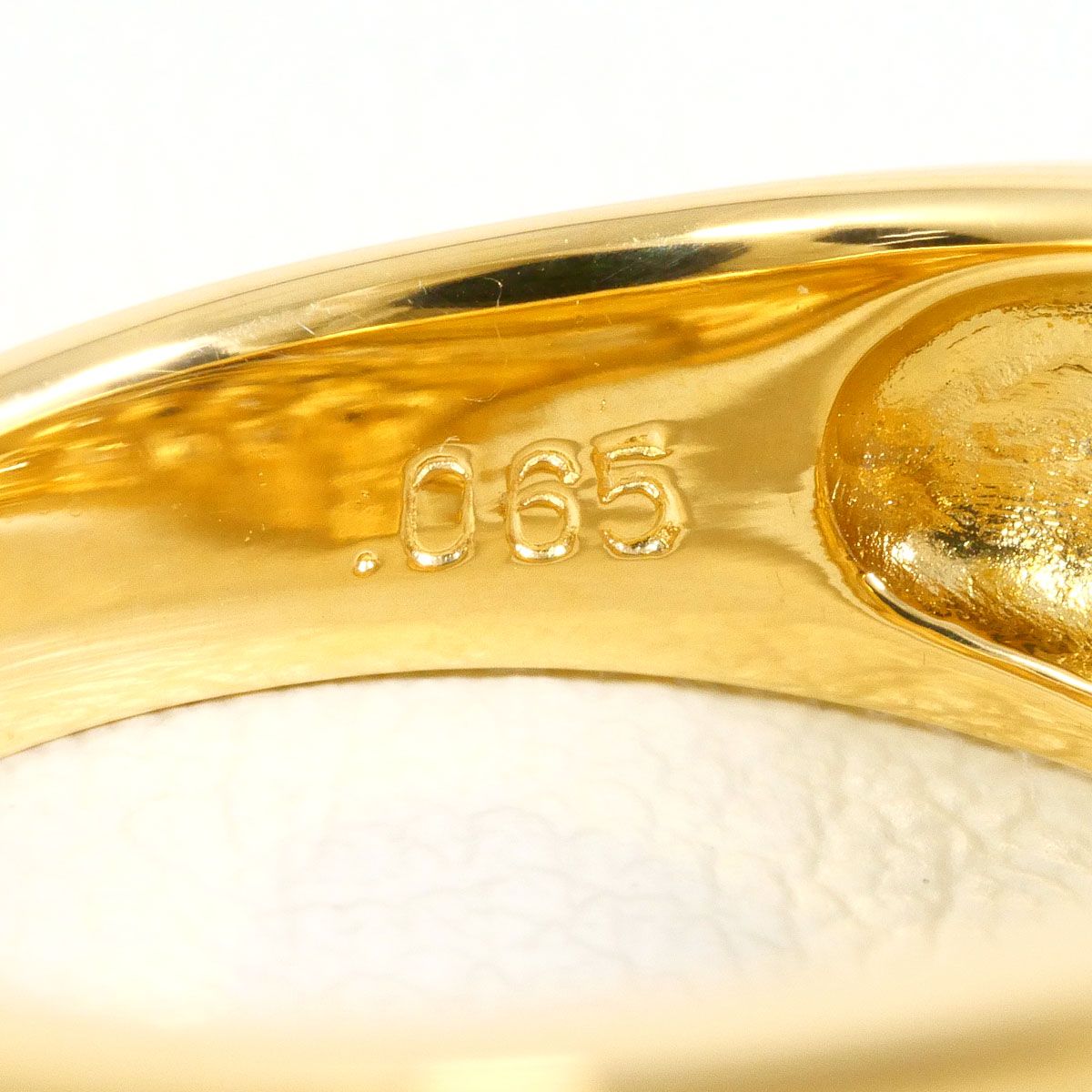 PT900/プラチナ K18YG リング・指輪 11号 ダイヤモンド 0.065ct 鑑別書