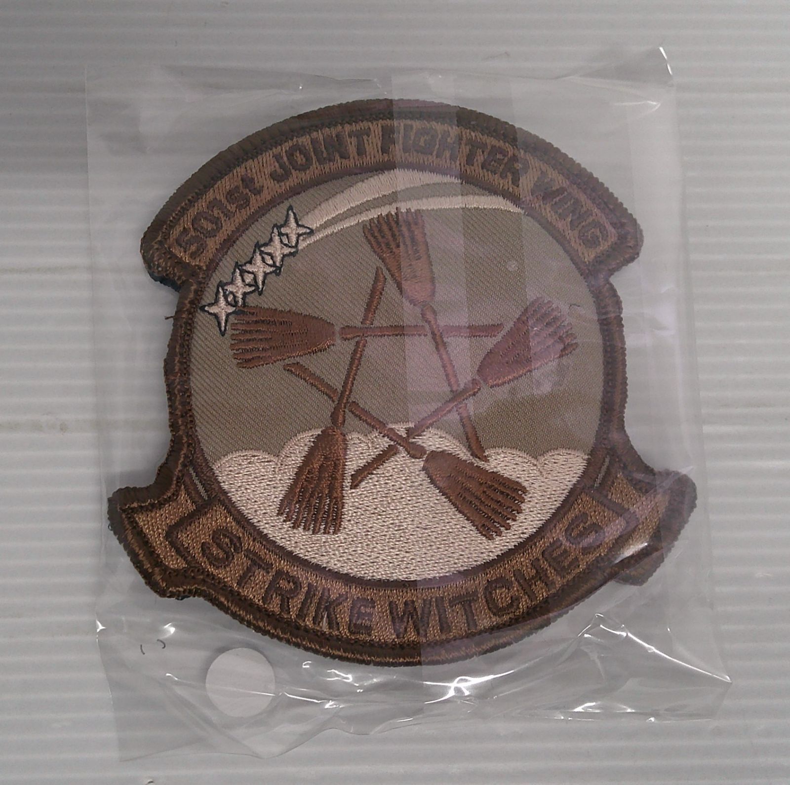 未開封品】第501統合戦闘航空団 部隊章ワッペン サブデュード版 OD/TAN