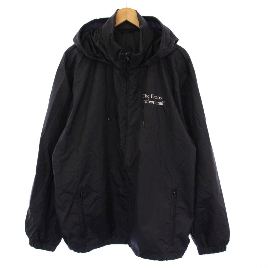 ザエンノイプロフェッショナル The ennoy Professional 24 SS Packable Nylon Jacket パッカブルジャケット マウンテンパーカー XL 黒 BREN JK 02 KH