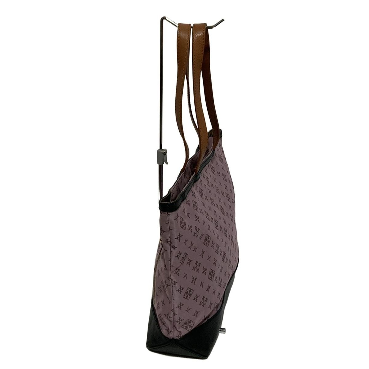 russet ラシット ショルダーバッグ - ライトパープル×ダークグレー×ブラウン レザー