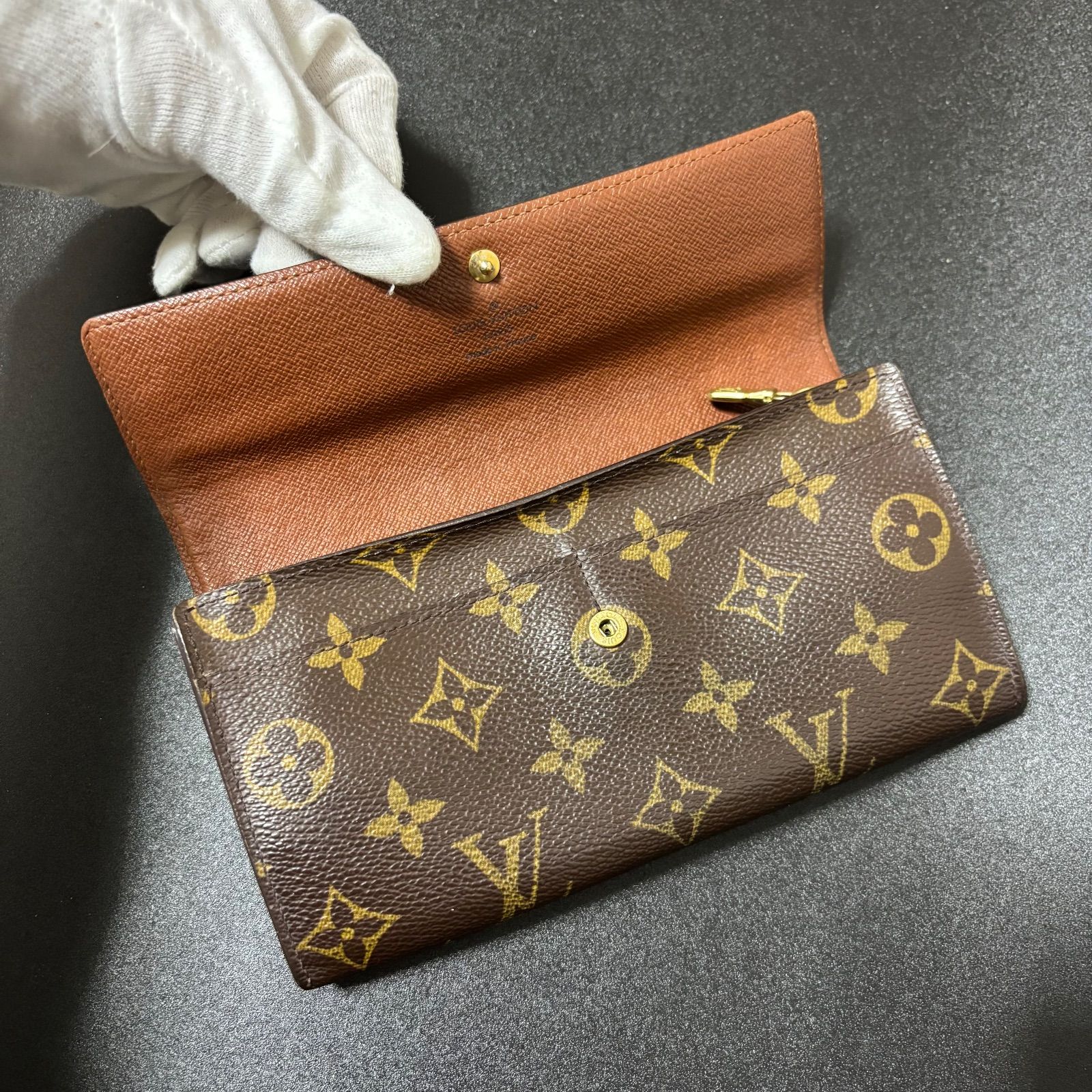 ✨鑑定済み✨ルイヴィトン【ポルトフォイユ・サラ】モノグラム 二つ折り財布 u12 ポルトフォイユ サラ 旧型 Louis Vuitton ルイ ヴィトン 2つ 折り
