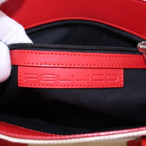ペリーコ PELLICO 2WAY ハンドバッグ ショルダーバッグ キャンバス