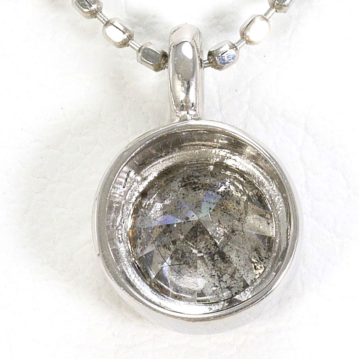  PT 900 プラチナ 850 ネックレス ダイヤモンド 0.5 ct 鑑別書 総重量約2.3 g 約42 cm ネックレス アクセサリー