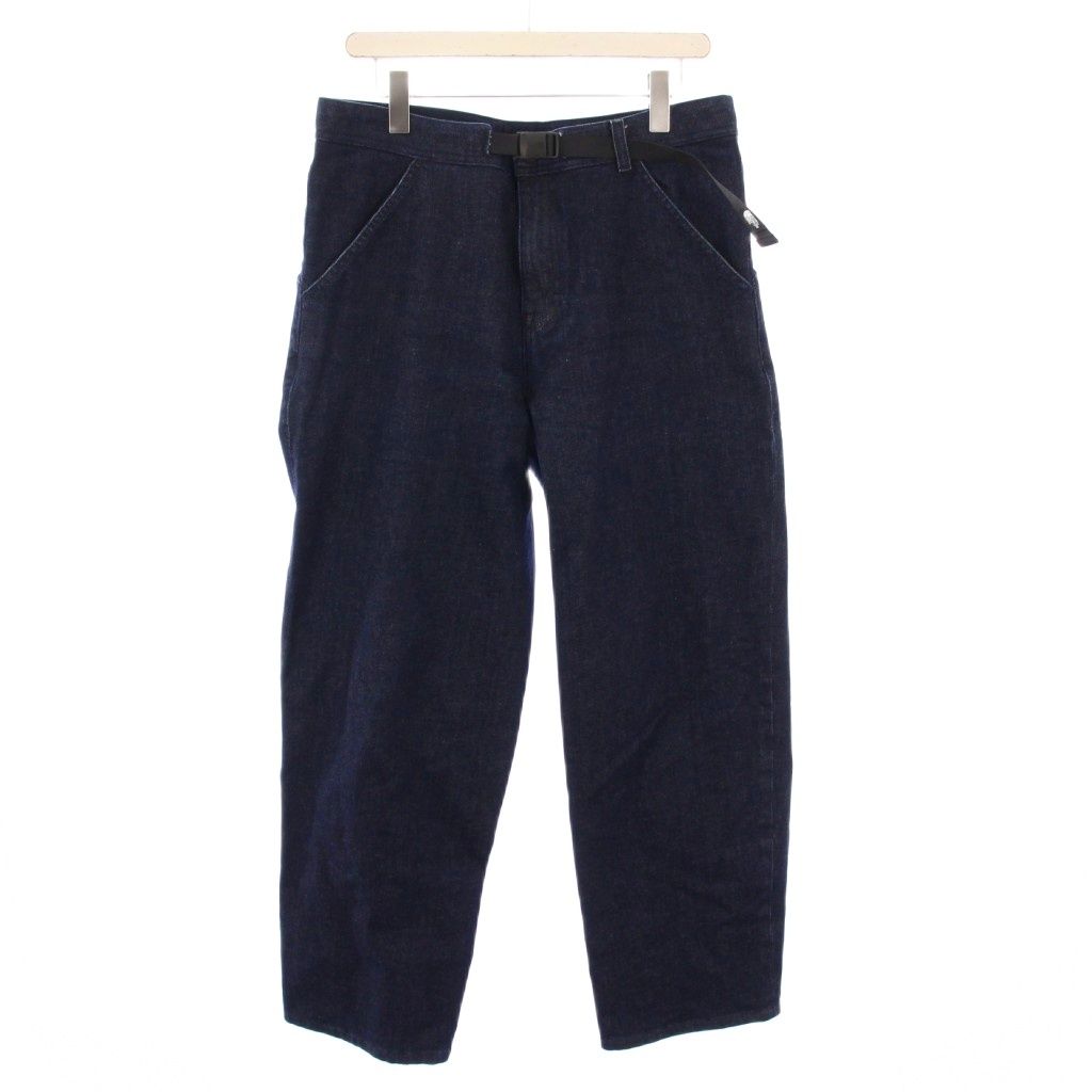 ザノースフェイス THE NORTH FACE Denim climbing BAGGY P デニムクライミングバギーパンツ ジーンズ ジップフライ ワン ベルト L インディゴ NB 32004 BB