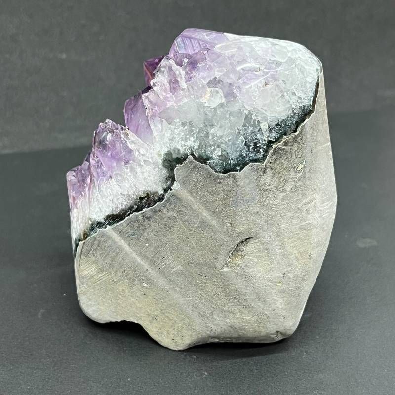 179:高品質アメジストクラスター 472g 原石 天然石 パワーストーン