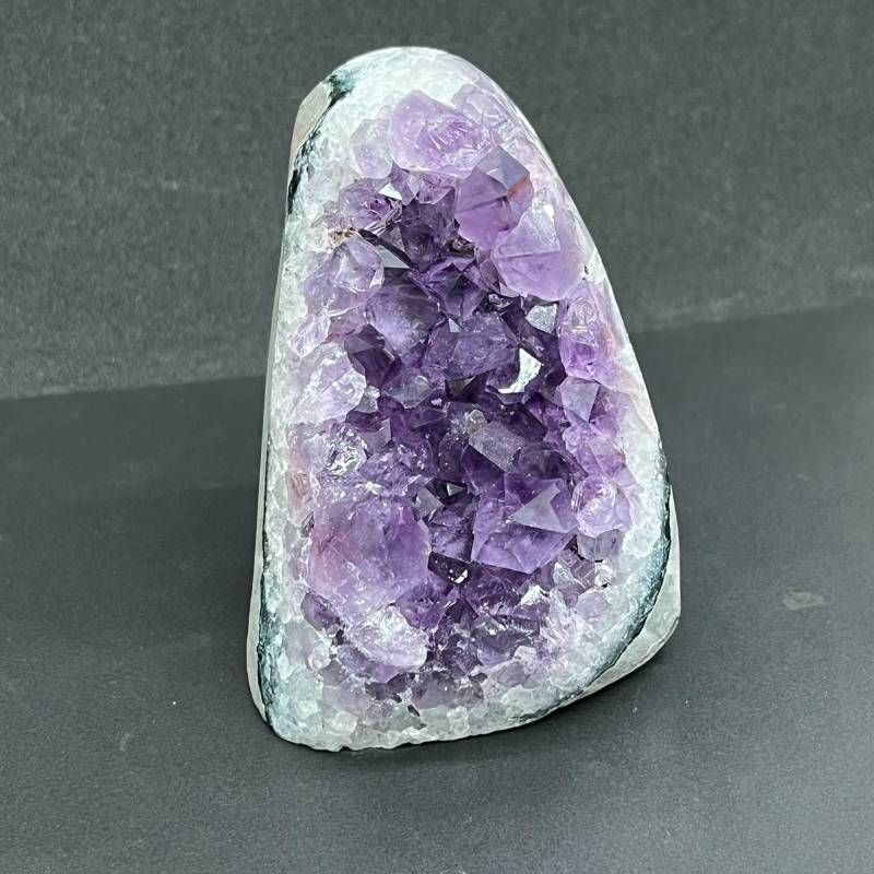 179:高品質アメジストクラスター 472g 原石 天然石 パワーストーン