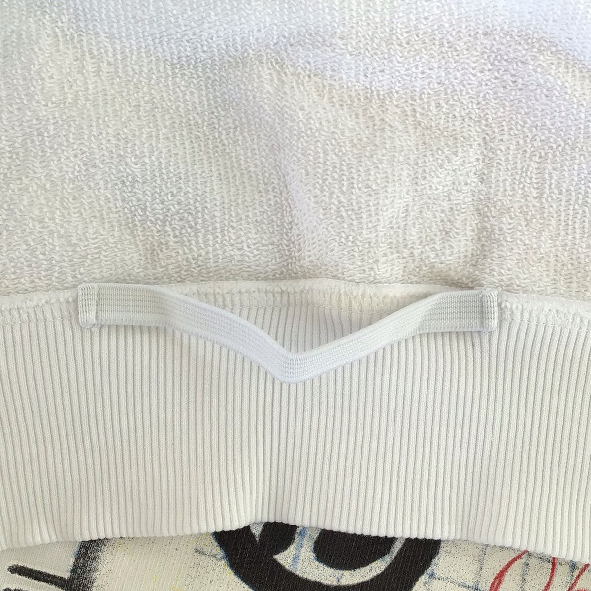  MM 6 エムエムシックス ワンピース サイズS レディース - 白×ピンク×マルチ クルーネック 長袖 ひざ丈 袖スリット その他 ワンピース