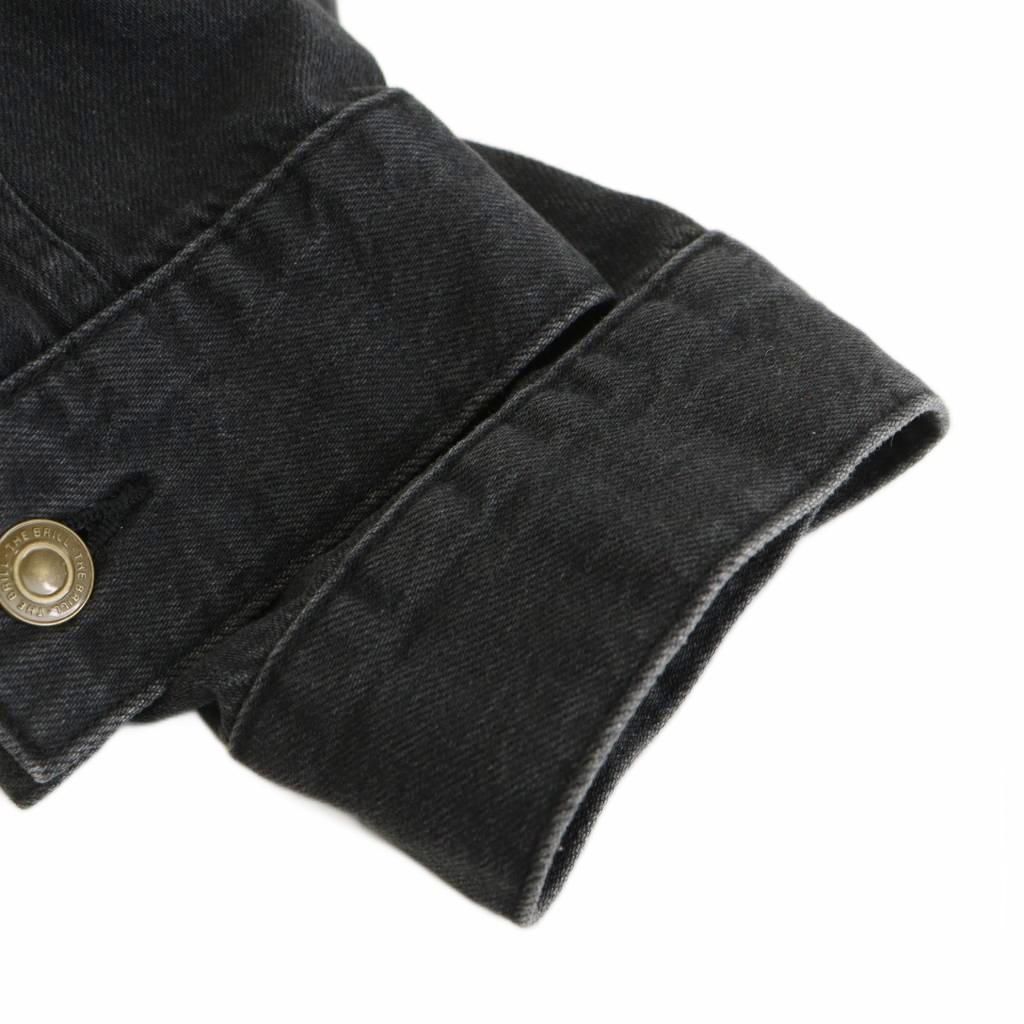 ブリル BRILL デニムジャケット ジージャン Gジャン 38 黒 ブラック