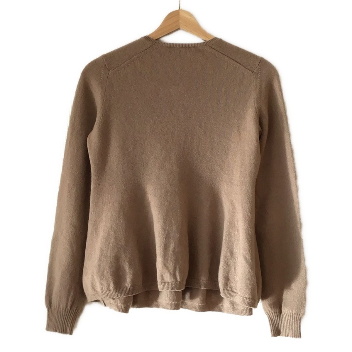 Drawer ドゥロワー 16G天竺ニット ブラウン 茶色 定価41,800円 Drawer(ドゥロワー) 長袖セーター サイズ1 S レディース - ライト