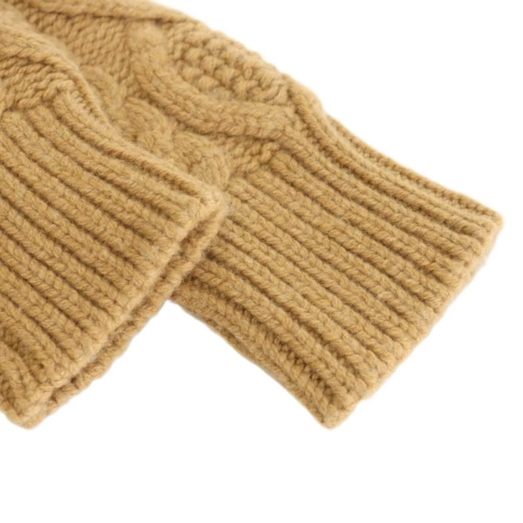 ドルモア DRUMOHR カーディガン ケーブル編み ショールカラー ウール