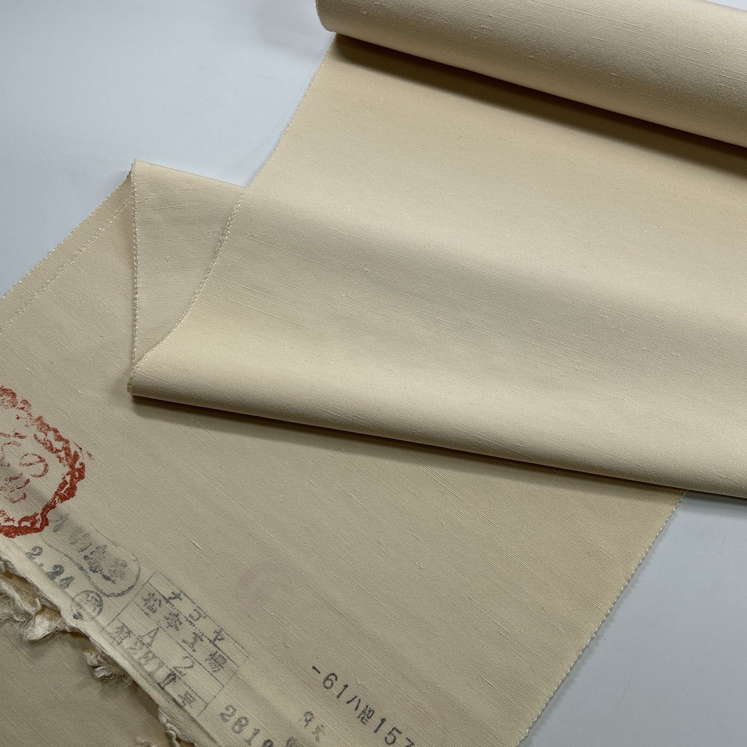 白布地 紬 反物 5本 正絹 反物まとめ売り 同梱購入歓迎 リメイク用