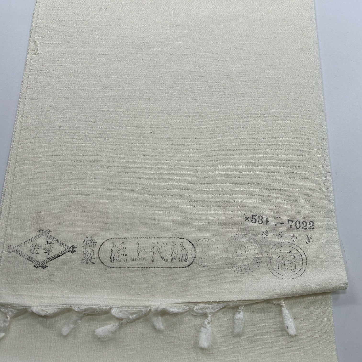 白布地 紬 反物 5本 正絹 反物まとめ売り 同梱購入歓迎 リメイク用