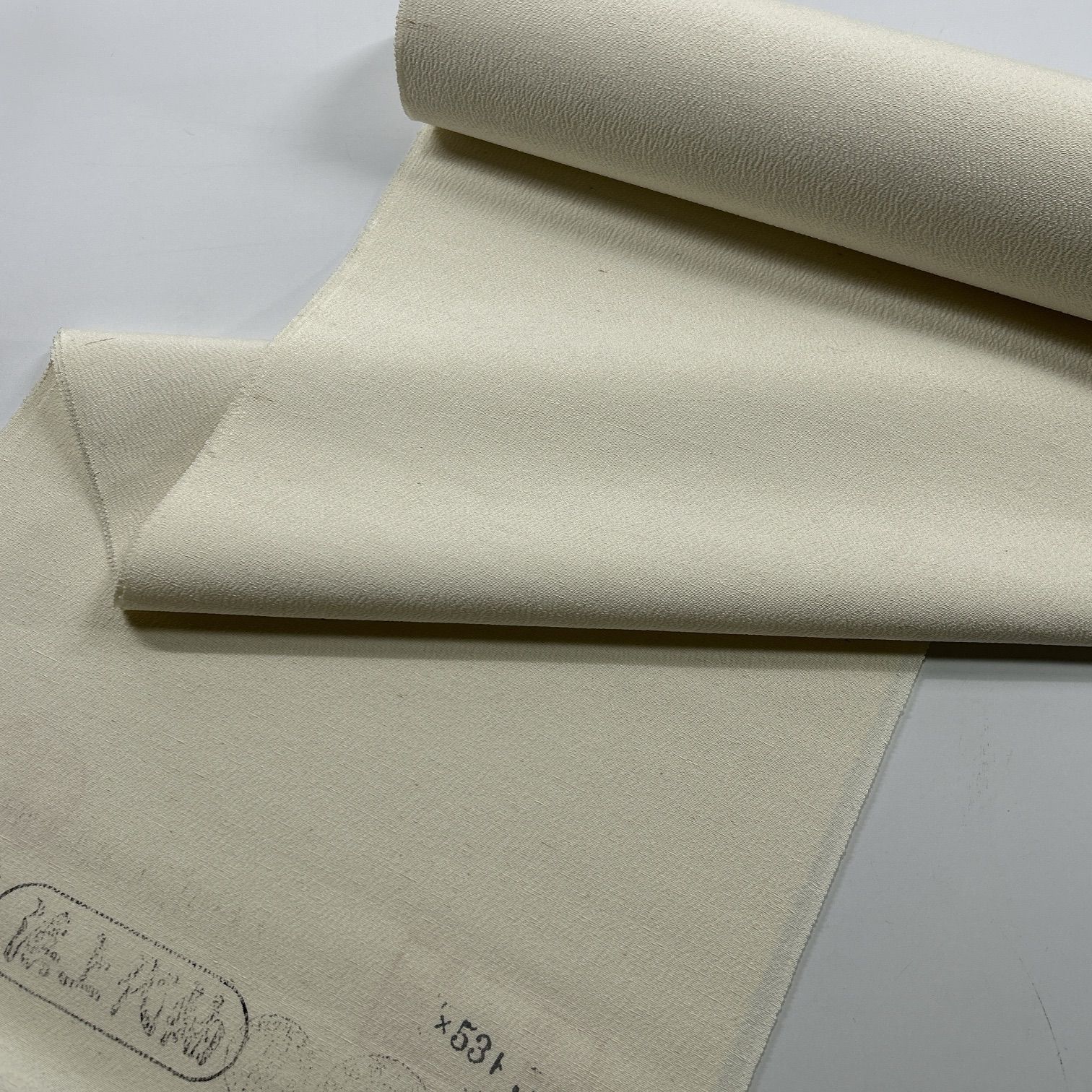 白布地 紬 反物 5本 正絹 反物まとめ売り 同梱購入歓迎 リメイク用