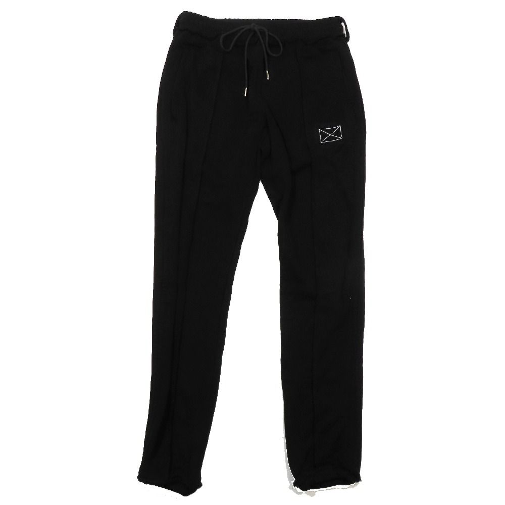 良品 MLVINCE メルヴィンス side ruche sweat pants スウェット イージーパンツ ジャージ L ブラック メンズ 古着 中古 USED