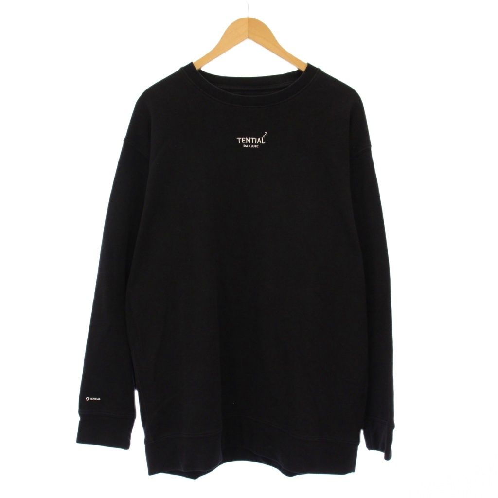 TENTIAL BAKUNE スウェットセット ブラック レディース テンシャル TENTIAL BAKUNE セットアップ パジャマ 部屋着 スウェット