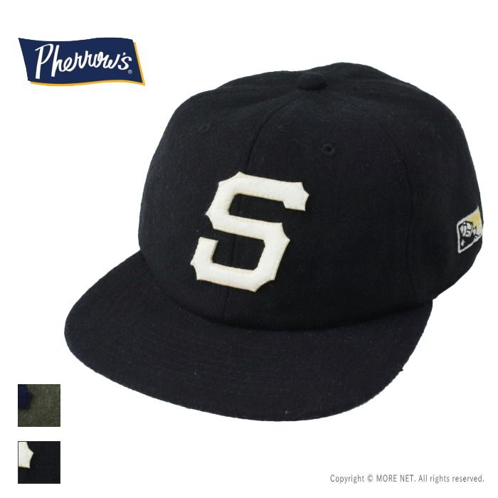 フェローズ PHERROW S Sロゴ ウールブレンドキャップ 24 W PWC 1 メンズ 帽子