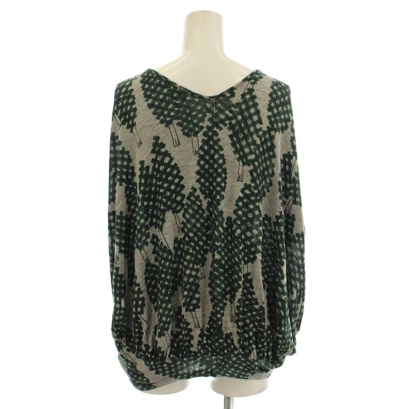 ミナペルホネン mina perhonen north forest 半袖 カットソー Vネック