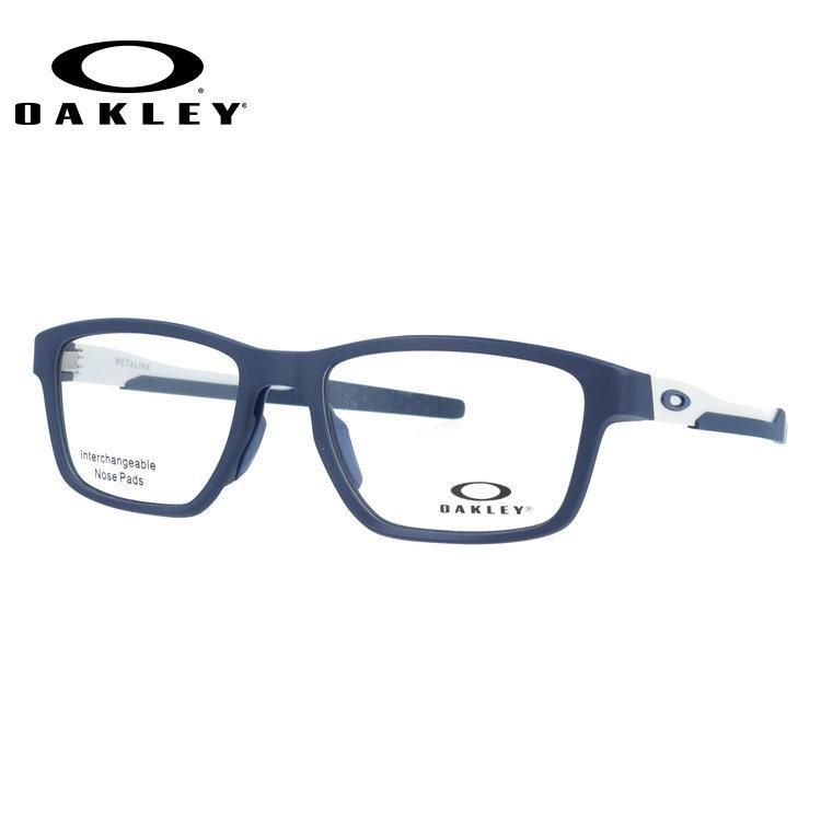 オークリー メガネフレーム メタリンク 伊達メガネ アジアンフィット OAKLEY OX 8153-1653 スクエア型 ユニセックス メンズ レディース 海外