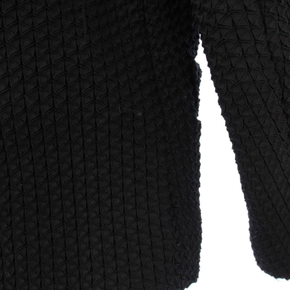 イッセイミヤケ ISSEY MIYAKE 3D スチーム ストレッチ スタンドカラー