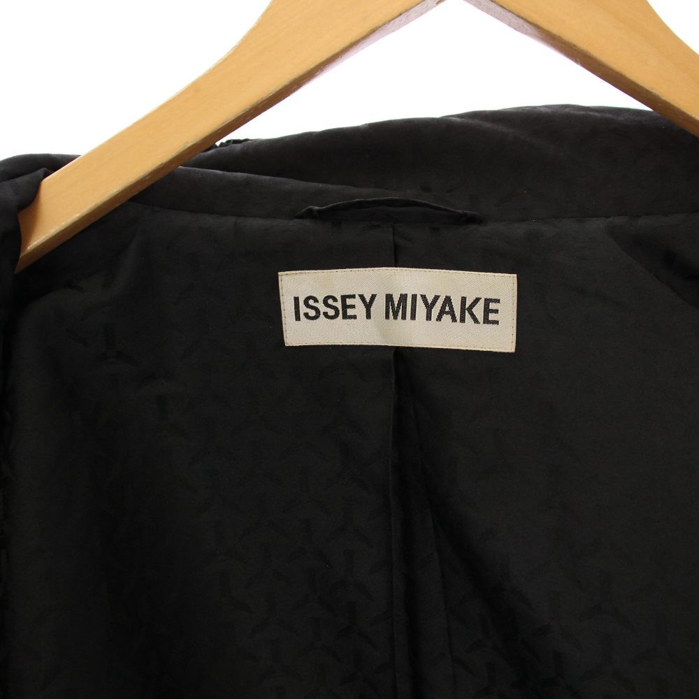 イッセイミヤケ ISSEY MIYAKE 3D スチーム ストレッチ スタンドカラー