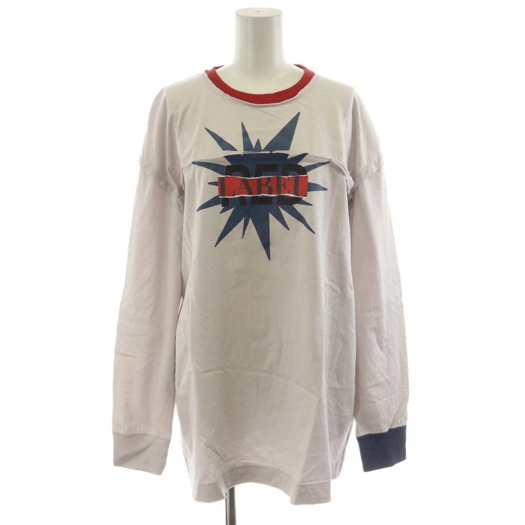 ヴィヴィアンウエストウッドレッドレーベル ロングTシャツ ロゴ刺繍 黒 ヴィヴィアンウエストウッドレッドレーベル Vivienne Westwood RED