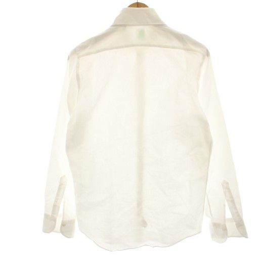 フィナモレ finamore カジュアルシャツ ホリゾンタルカラー 長袖 S 白