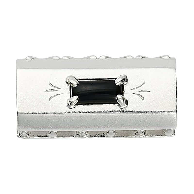 新品】 [アガット] シルバールビー／オニキスチャーム