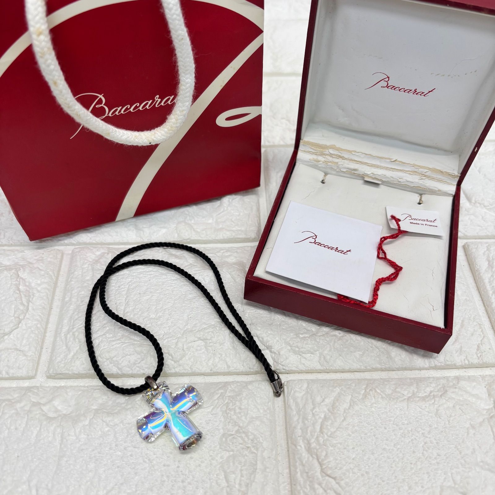 ◼︎ バカラ Baccarat エデンクロス イリゼクリア ネックレス シルバー